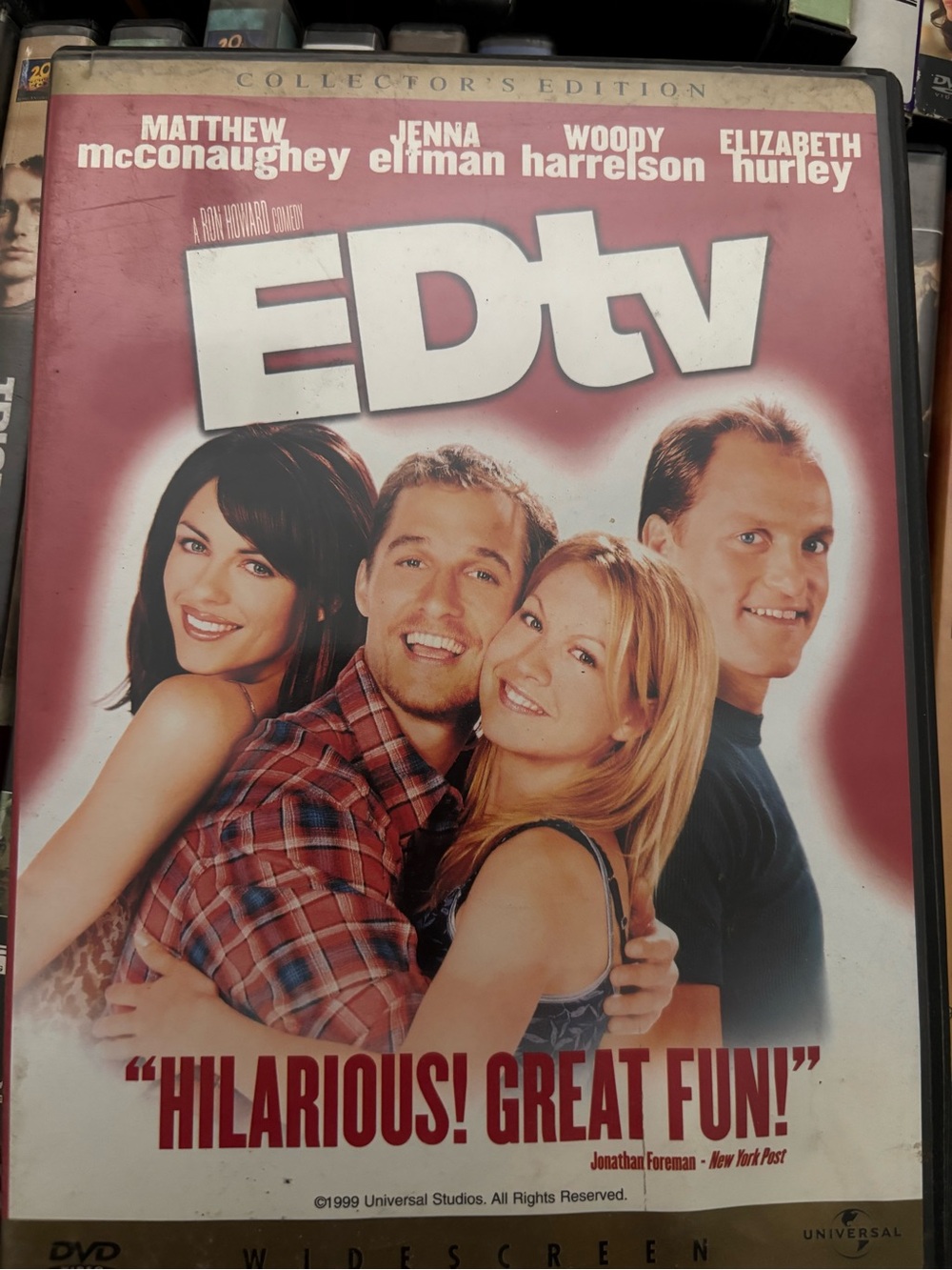 EDtv (Collector's Edition) DVD – Universal Studios – Red Cover